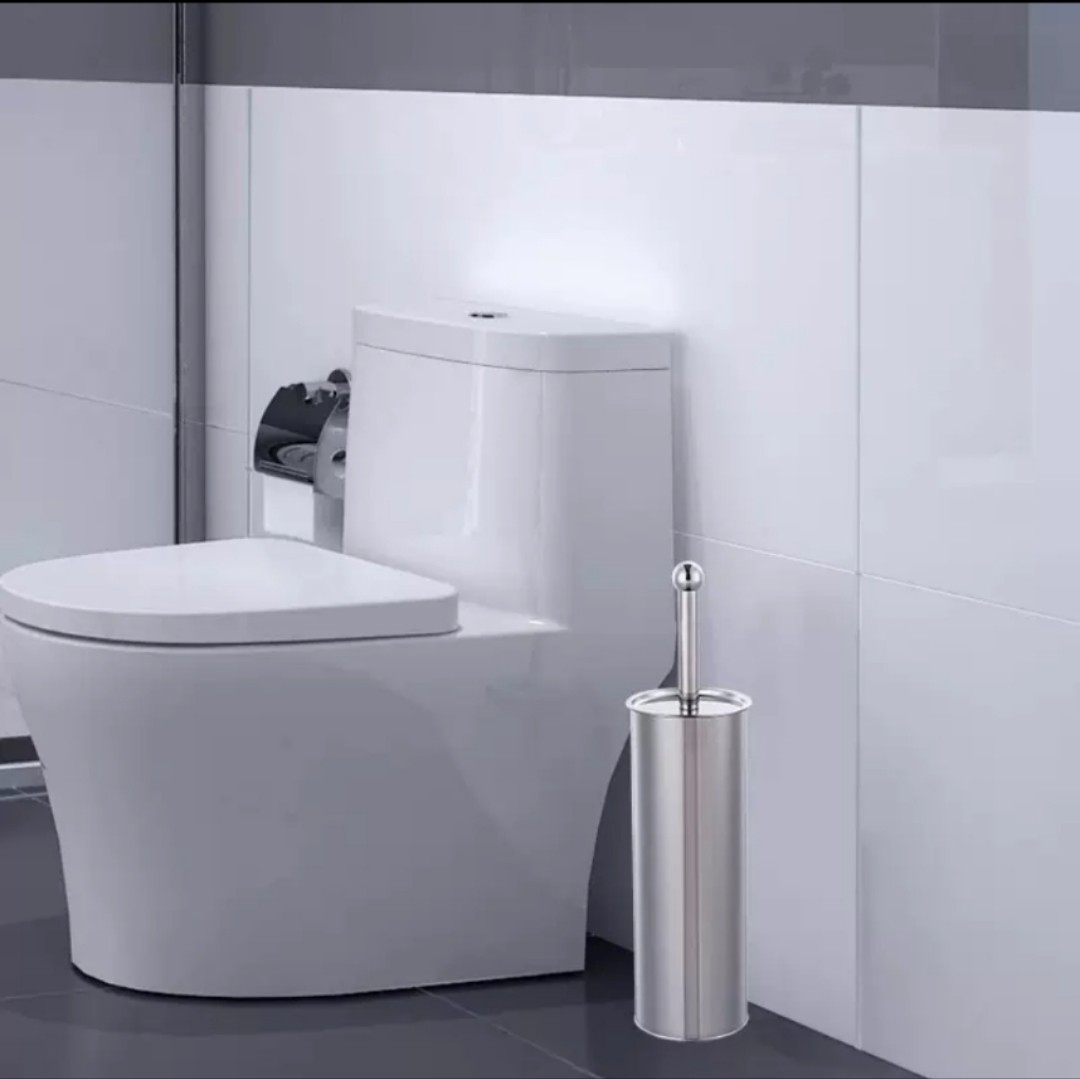 Stainless steel toilet brush household bathroom brush hot style toilet toilet brush floor type cleaning with base