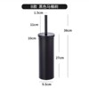 Stainless steel toilet brush household bathroom brush hot style toilet toilet brush floor type cleaning with base