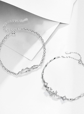 D.K.X小王子与玫瑰小清新简约高级精致轻奢气质百搭手链情侣款