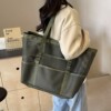 Large capacity casual shoulder tote bag beach bag