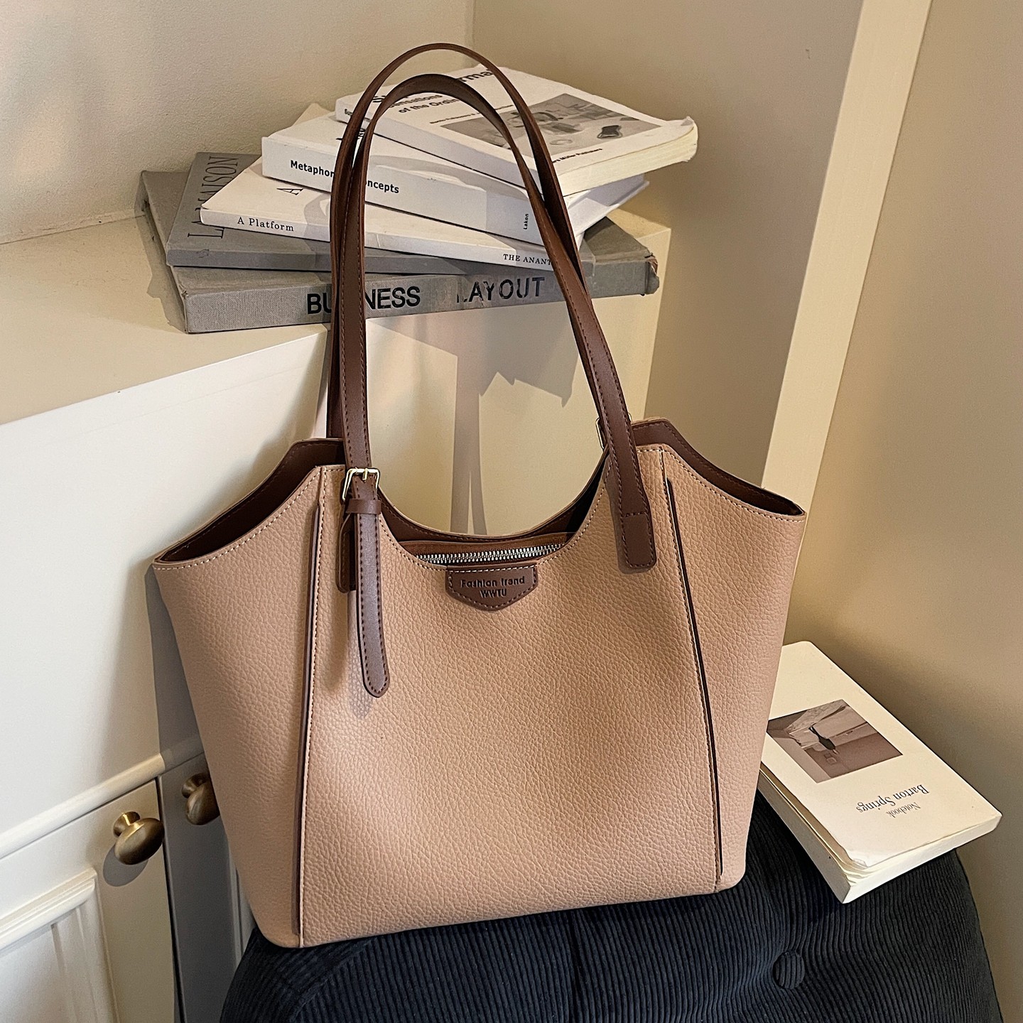 高级感大包包女2026新款女士上班通勤单肩包时尚百搭大容量托特包,淘宝优惠券,粉丝福利购,淘宝优惠卷