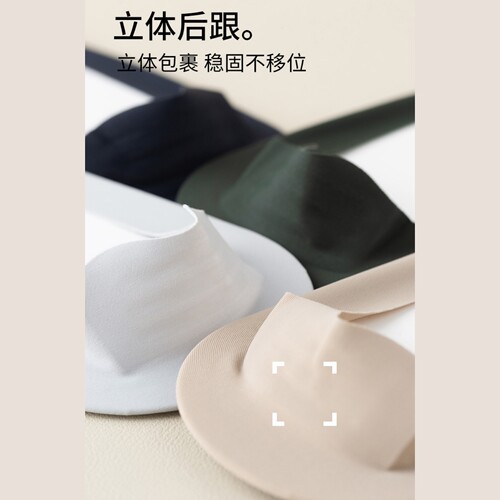 纯棉底船袜男夏季薄款防滑不掉跟隐形袜子男短袜浅口无痕低帮冰丝 - 图2