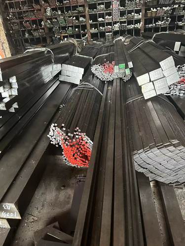 冷拉方钢扁钢45#A3q235拉光圆冷拔六角棒平键型钢型材扁铁圆钢条 - 图3