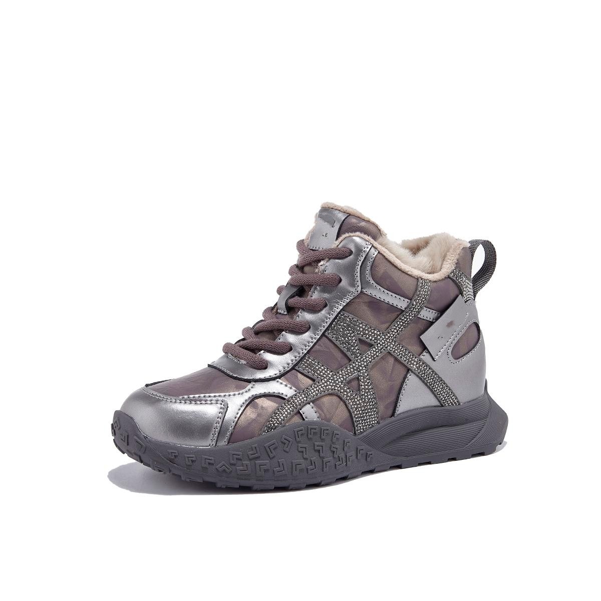 厚底真皮加绒高帮阿甘鞋女2025冬季新款保暖老爹鞋百搭休闲运动鞋,淘宝优惠券,粉丝福利购,淘宝优惠卷