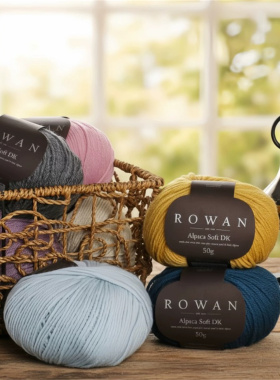 英国ROWAN秋冬进口Alpaca Soft DK羊驼毛中粗羊毛线手编毛线柔软