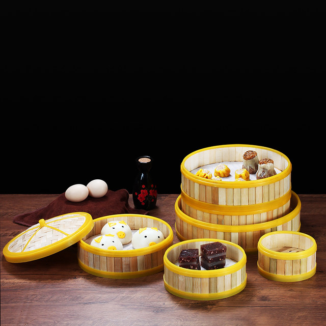 Small steamer commercial Cantonese style dim sum buns