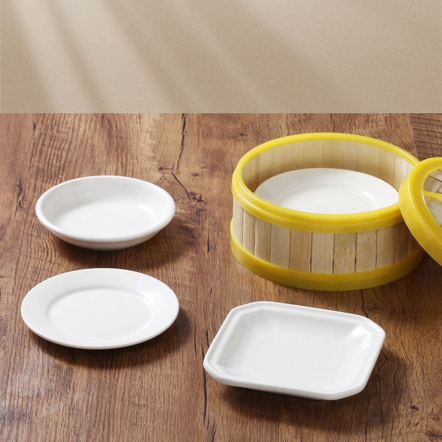 Ceramic mass round square solid color smooth and easy to clean