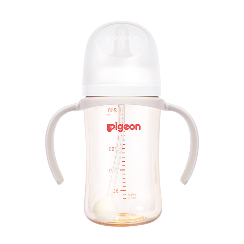 贝亲新生婴儿离乳奶瓶奶嘴6个月宝宝PPSU带手柄1岁防胀气防摔专用,淘宝优惠券,粉丝福利购,淘宝优惠卷