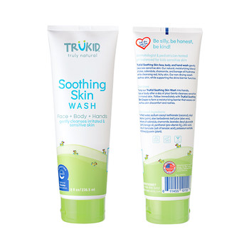 American Trukid Infant and Toddler Facial Cleanser Soothing Baby Moisturizing Cleansing and Shower Gel 2-in-1 236ml