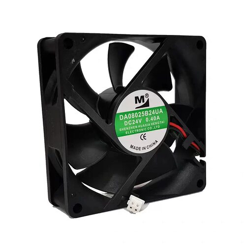 全新一盟原装风机DA08025B24UA DC24V 0.4A变频私服8025散热风扇 - 图1