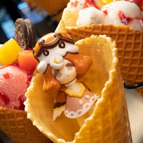 Memelo甜蜜王国盲盒可爱少女潮玩甜品马卡龙手办公仔娃娃摆件礼物 - 图1