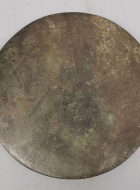 古玩铜器收藏仿古纯铜一品当朝铜镜复古铜镜摆件