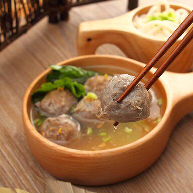 阿兴牛肉丸筋丸广东汕头潮汕特产火锅食料烧烤正宗手工手打丸子串 - 图0