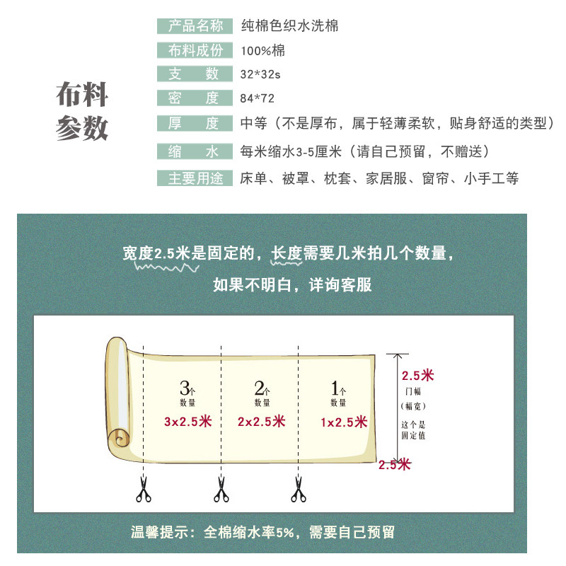 100全棉色织水洗棉纯棉格子床品面料床单被套枕套四件套布料面料,淘宝优惠券,粉丝福利购,淘宝优惠卷