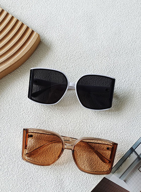 新款时尚多边曲面镜片男女太阳镜