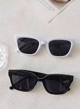 2024新款小框太阳镜女欧美猫眼墨