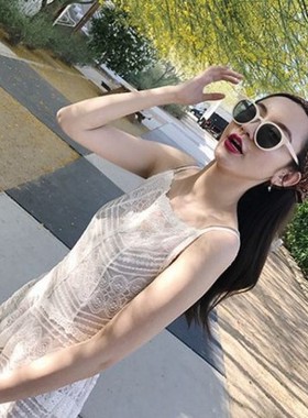 男女时尚同款小框网红墨镜太阳镜