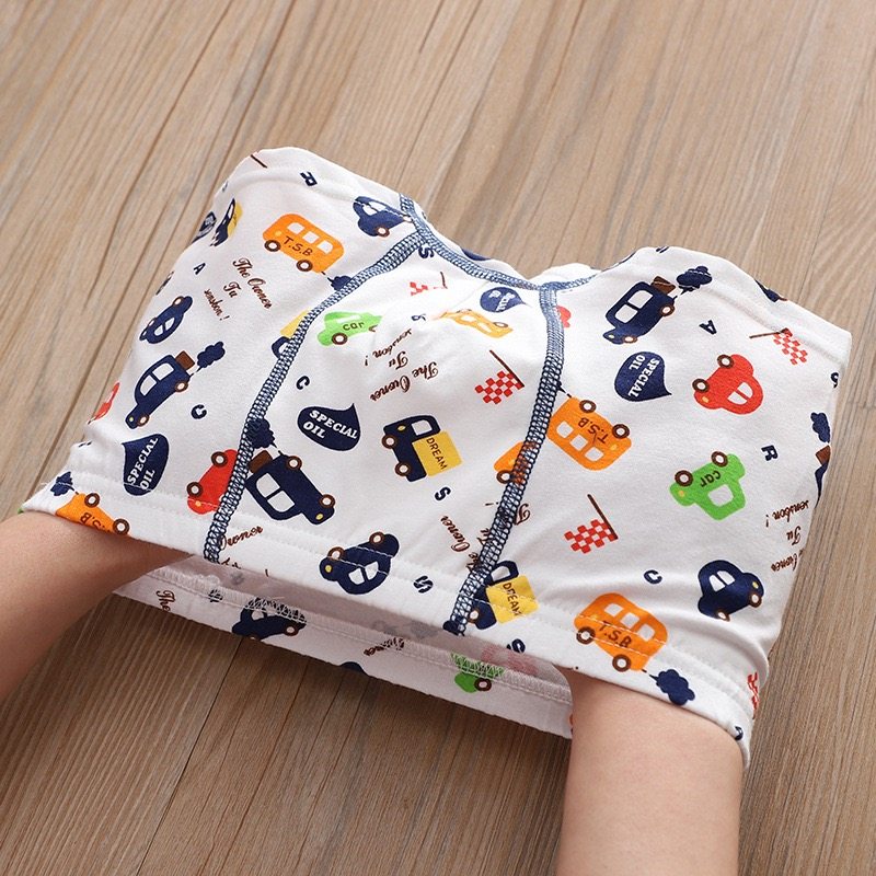 四季内裤4条装 A类日系儿童纯棉内裤平角裤男女童薄款内裤三角裤,淘宝优惠券,粉丝福利购,淘宝优惠卷