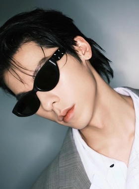 人气王帅炸G家黑色小脸猫眼高级感太阳眼镜带度数马拉108男女墨镜