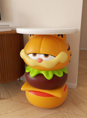 大加菲猫周边旁边落地床头柜