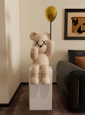 现代简约小熊创意摆件客厅装饰