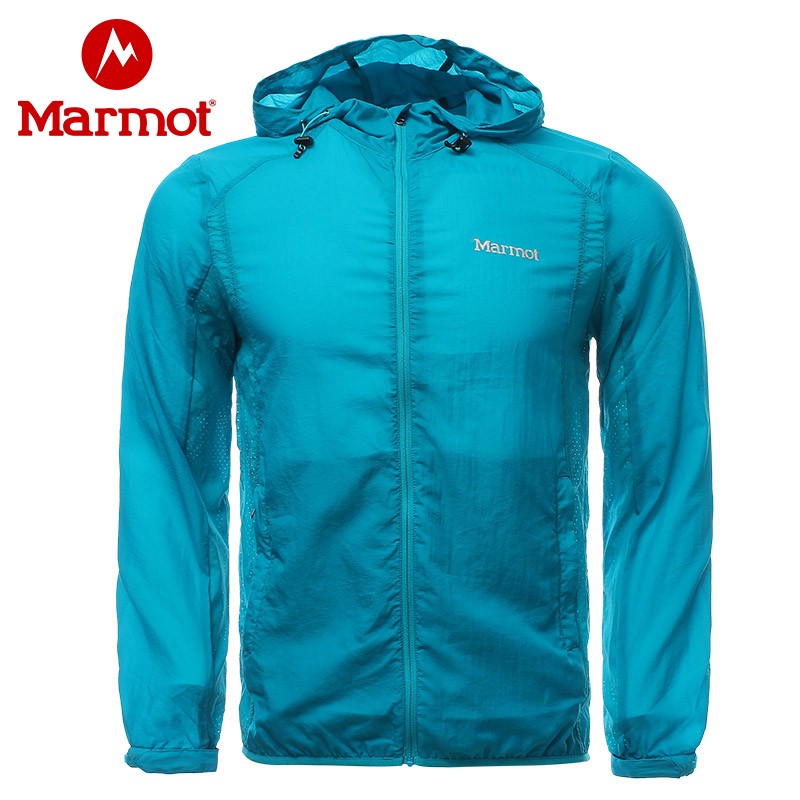 Marmot 土拨鼠 Trail Wind 防泼水透气连帽皮肤风衣 H51155/H51179/H35942 天猫优惠券折后￥198包邮（￥498-300）男、女多色可选