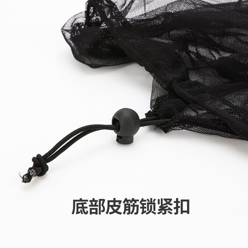叮当鱼防蚊网防蚊罩防蚊虫面罩透气防护面纱头罩夜钓用品钓鱼配件 - 图2