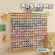 Wooden large-capacity bean filling bottle storage rack