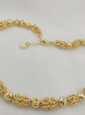 新款夸张18K包金项链土豪男士项链保色铜厚厚真件链不掉色项链