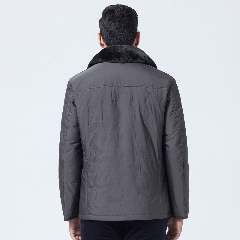 YMontagut/梦特娇秋冬款男士羽绒服商务休闲加厚可脱卸毛领羽绒服