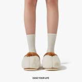 Тапочки, зимняя милая удерживающая тепло нескользящая детская обувь