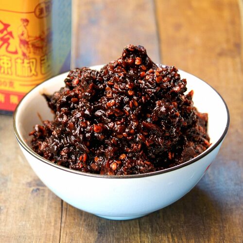 火烧辣子酱下饭拌面酱云南特产香辣小米辣椒酱德宏芒市傣族辣椒酱 - 图0