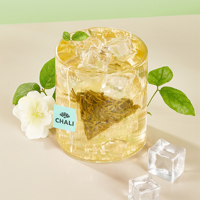 CHALI Tea Jasmine Green Tea Spring Tea Sweet Floral Fragrance Low-Fat Sugar-Free Healthy Tea Drink Can Be Cold Brewed Tea Bags 7 Packs