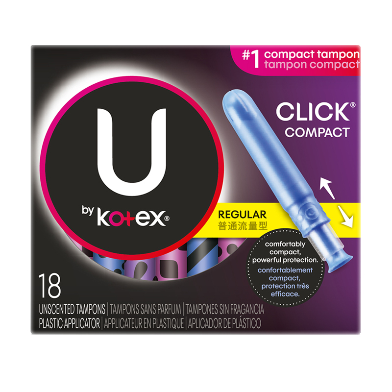 百娇居家日用专营店高洁丝 Kotex 导管式卫生棉条进口棉芯游泳内置卫生巾易推棉棒3