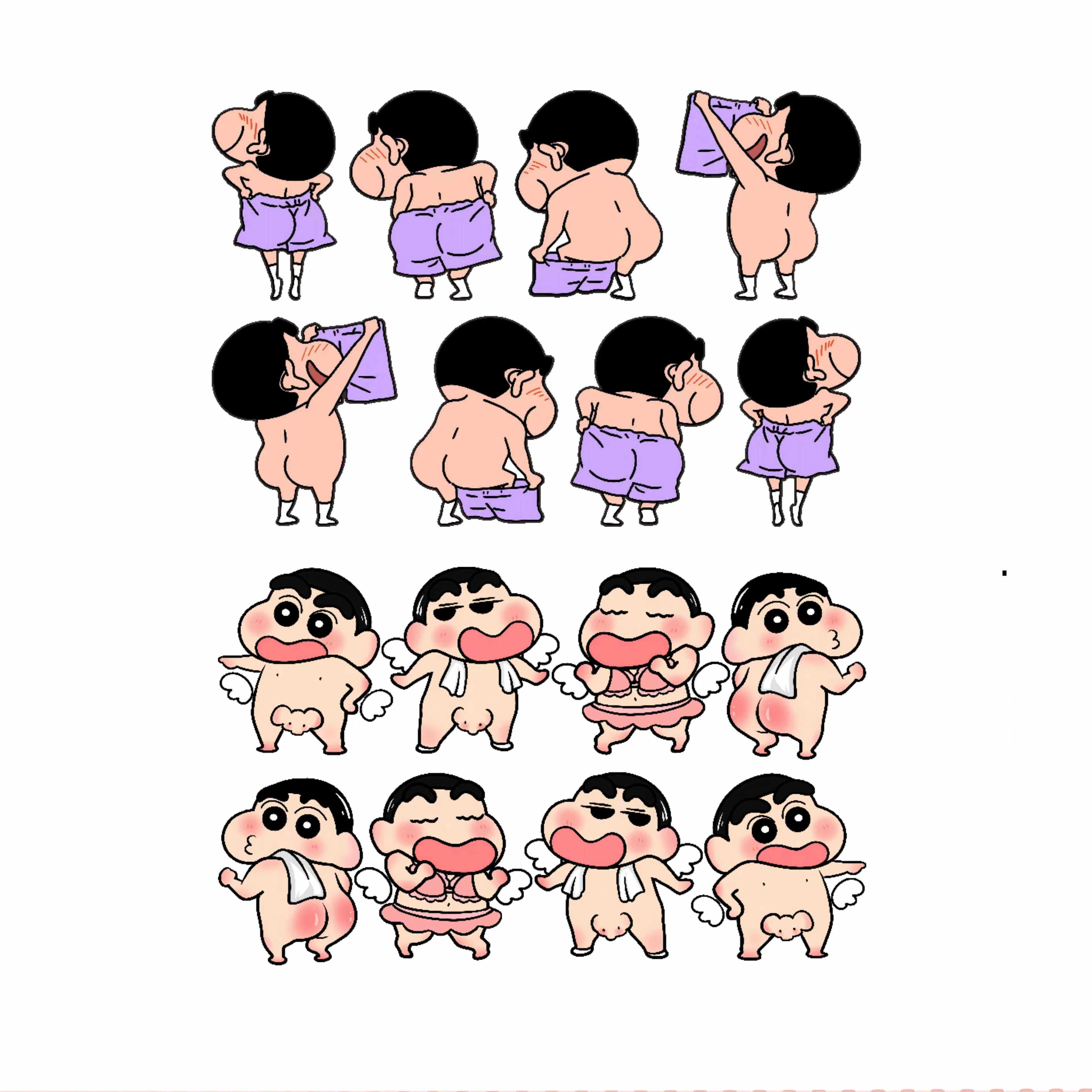 蜡笔小新浴室防水贴纸卫生间瓷砖墙面装饰遮丑补洞墙贴画自粘卡通,淘宝优惠券,粉丝福利购,淘宝优惠卷