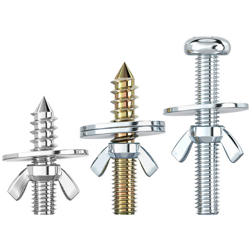 双头牙自攻加大垫片鸟笼龙猫仓鼠跳板站板站杆繁殖箱固定螺丝配件 - 图3
