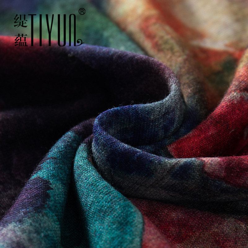 冬季护颈防寒针织围脖女套头假领子百搭羊毛围巾双面印花保暖脖套,淘宝优惠券,粉丝福利购,淘宝优惠卷