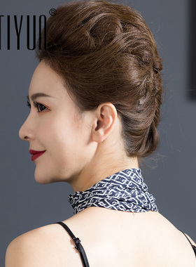 缇蕴春夏季小长条防晒女真丝丝巾