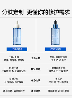 科颜萃6%新款B5精华液面部保湿修护舒缓补水泛红修护屏障升级443