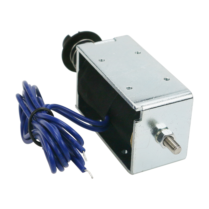 正品吸入式推拉式电磁铁-1564直流12V24V220V长行程20mm吸力5公斤 - 图1