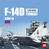 3G model Nagakawa 07212 F-14D TOMCAT CVW-14 fighter jet 1 48