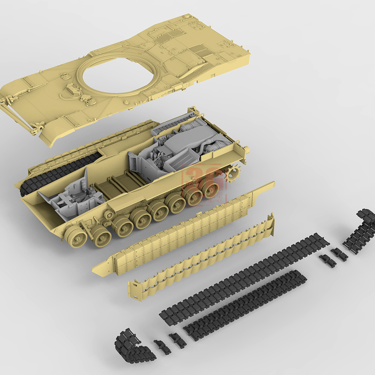 3G模型麦田 RM-5026 1/35美国 M1A2 TUSK I/TUSK II 2in1全内构-图1