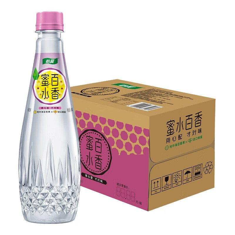 怡宝蜜水柠檬白柚百香果橙味饮料480ml*15瓶整箱果汁饮品批 发 - 图1