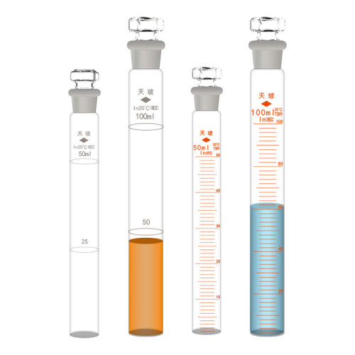 天玻A级比色管10ml25ml50ml100ml全刻度比色管具塞比色管包邮