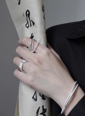 一寸十里纯银花丝气质精致戒指