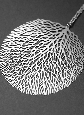 moorigin树枝毛衣项链轻奢