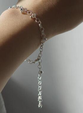 一寸十里晨露单层花丝手链