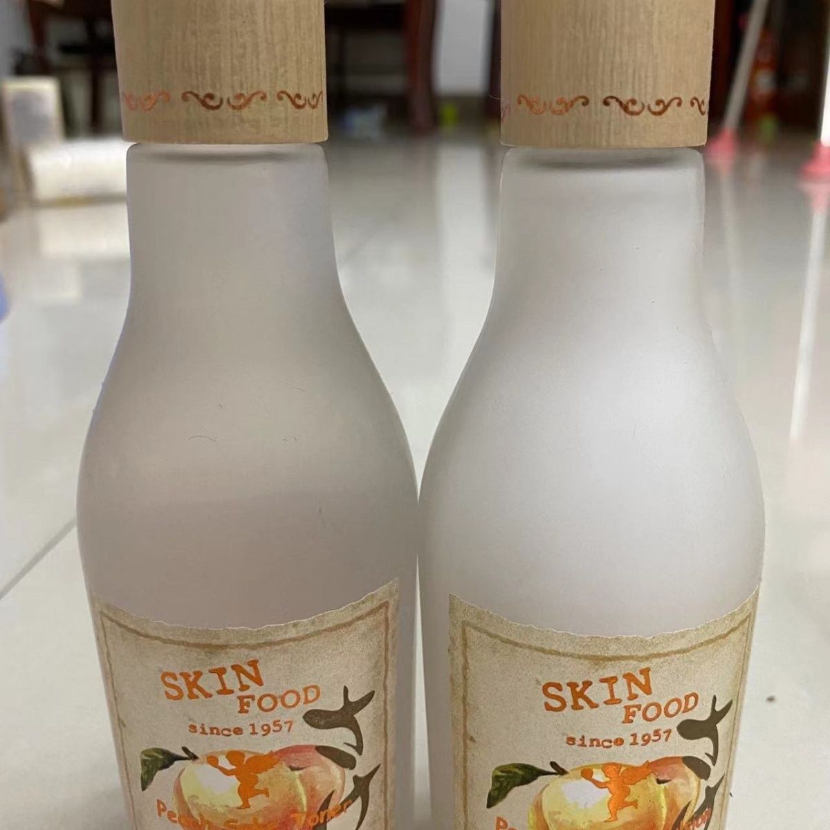 韩国skin food思亲肤莴苣黄瓜水蜜桃牛油果爽肤水乳液补水保湿