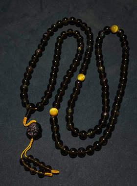 史记源珠宝【冰彩黑曜石手链】男款手串貔貅女款单圈情侣款手饰