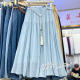 Women's wear dopamine imitation cotton and linen cake skirt long skirt